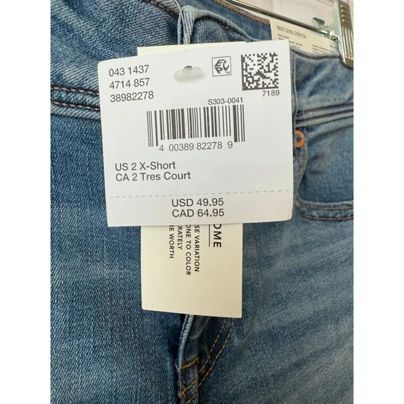 NEW Women's American Eagle Blue Jeans Size 2 - Picture 7 of 11